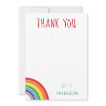 Tack Personlig Regnbåge Barnkalas