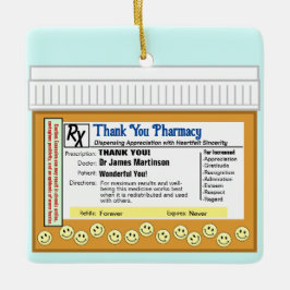 Tack Pharmacy Julgransprydnad Keramik