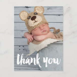 Tack Photo Baby Birth Notice Vykort