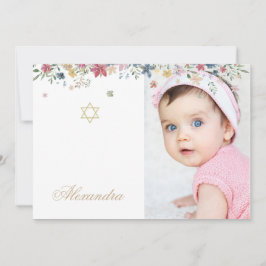 Tack Photo Religiösa Söt Fält Flower Card Inbjudningar