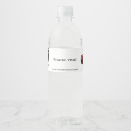 Tack Photographer White-Black Vattenflaska La Vattenflaska Etikett