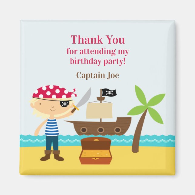 Tack Pirat Magnet (Framsidan)