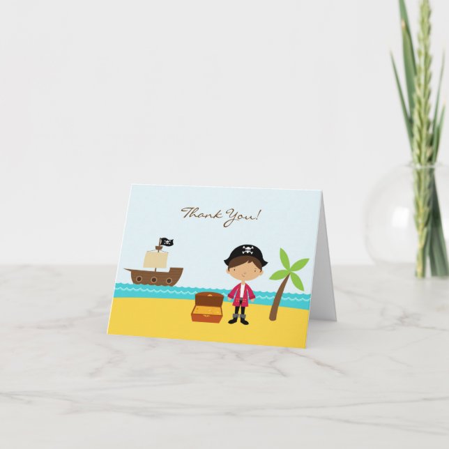 Tack Pirat-mappat kort (Framsida)