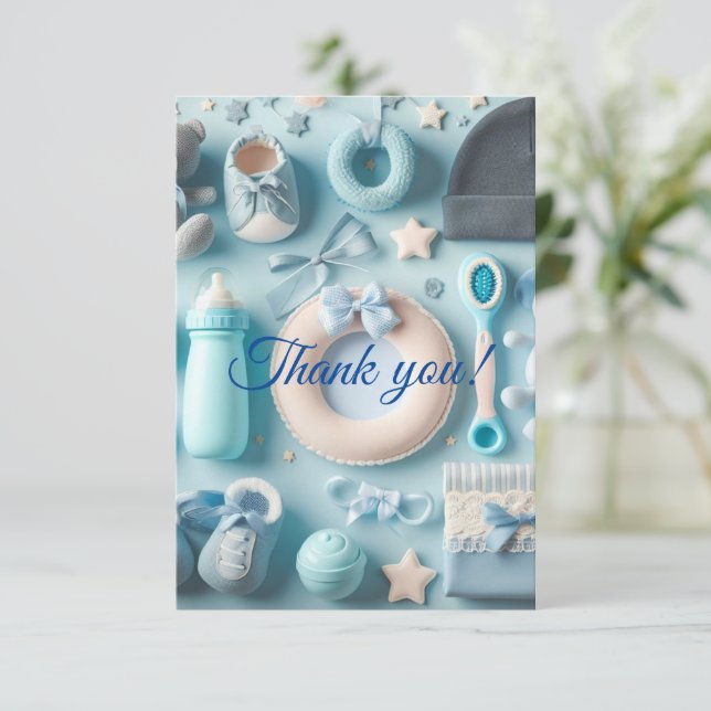 Tack Pojke-kort (Stående Fram)