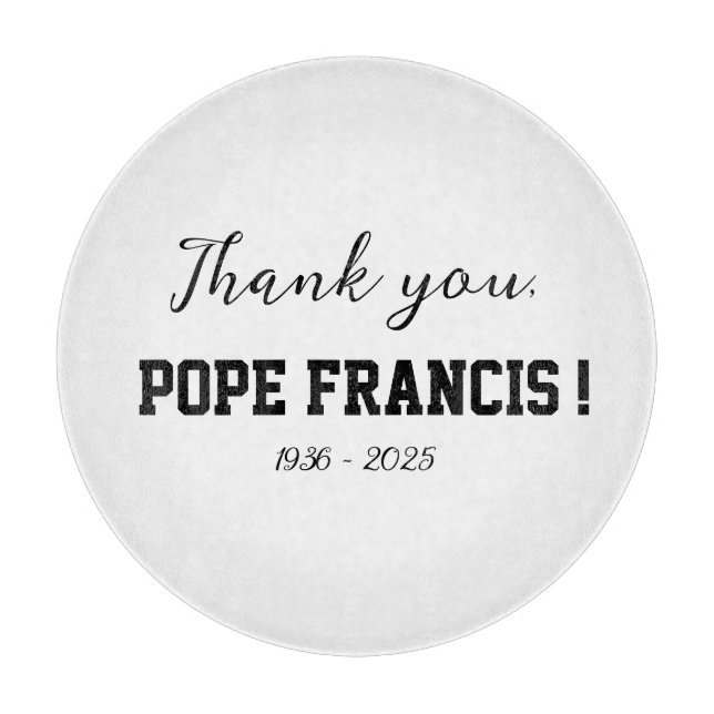 Tack, Pope Francis, dog bort Vind Chime! (Framsidan)