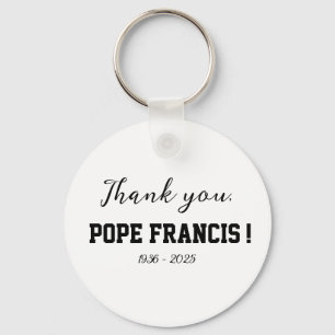 Tack, Pope Francis, dog bort Vind Chime! Nyckelring