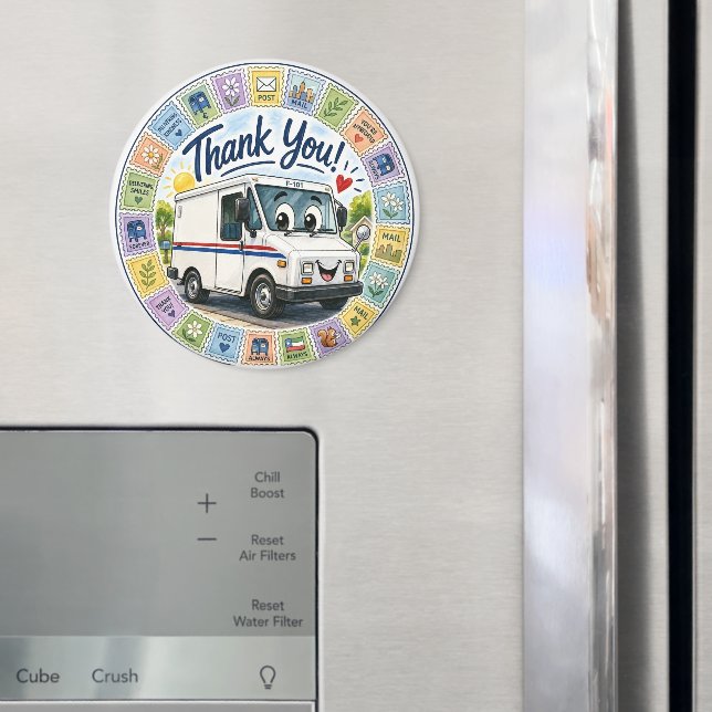 Tack postarbetare uppskattning  magnet (In Situ (Fridge))