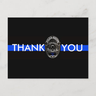 TACK POSTCARD FOR POLICE VYKORT