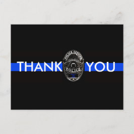 TACK POSTCARD FOR POLICE VYKORT