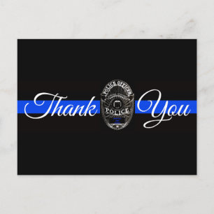 TACK POSTCARD FOR POLICE VYKORT