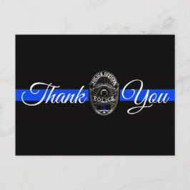 TACK POSTCARD FOR POLICE VYKORT