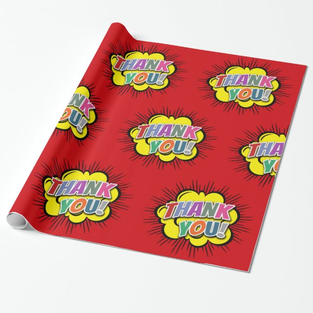 Tack Presentpapper (Utrullad)