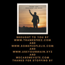 Tack, president Joe Biden