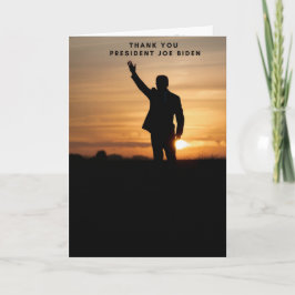 Tack, president Joe Biden Kort