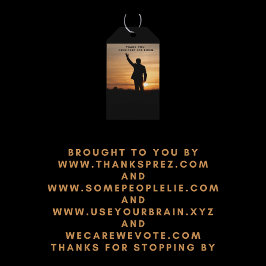 Tack, president Joe Biden Presentetikett