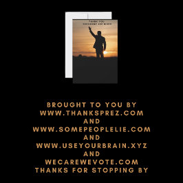 Tack, president Joe Biden Tack Kort