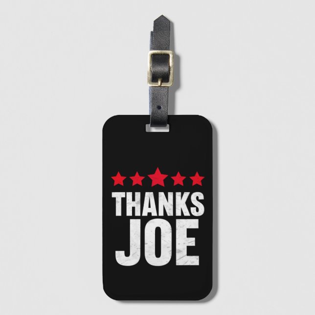 Tack, president Tack Joe Biden Tack Joe Bagagebricka (Framsida vertikal)