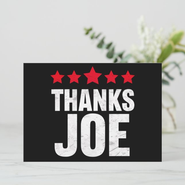 Tack, president Tack Joe Biden Tack Joe Inbjudningar (Stående Fram)