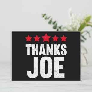 Tack president Tack Joe Biden Tack Joe Inbjudningar