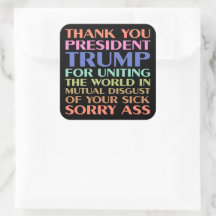 Tack President Trump för att förena världen