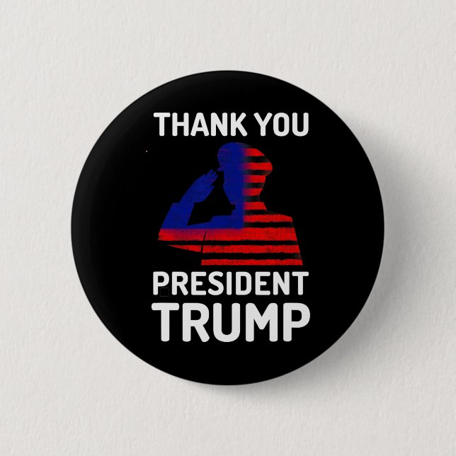 Tack President Trump  Knapp (Framsida)