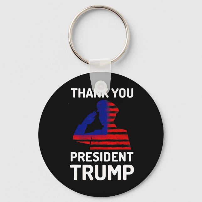 Tack President Trump  Nyckelring (Framsida)
