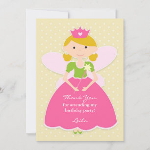 Tack Princess Card Kort