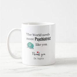 Tack Psykoterapeut Anpassat Namn Kaffemugg