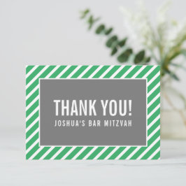 TACK PUB MITZVAH, modern pojke, enkel grönt grått