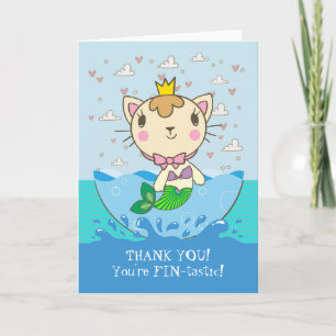 Tack Purrmaid Mercat Merkitten Splutning Kort
