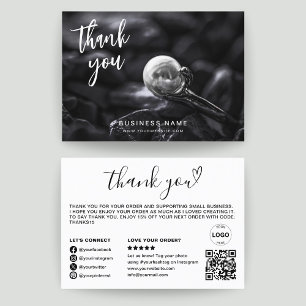 Tack QR-Logotyp Foto Modern Business Visitkort