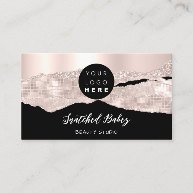 Tack QR-Online, QR-kod, Handla Ro svart Visitkort (Framsida)