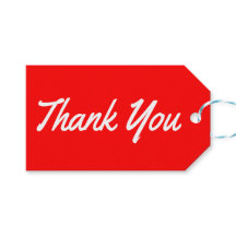 Tack Red and White Gift-Märkre