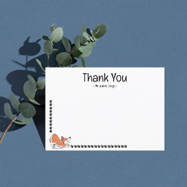 Tack Red Corgi Cute Hund Note Card