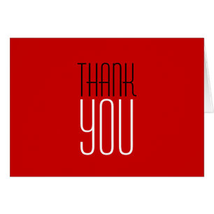 Tack Red White Black Färg Greeting Card Hälsningskort