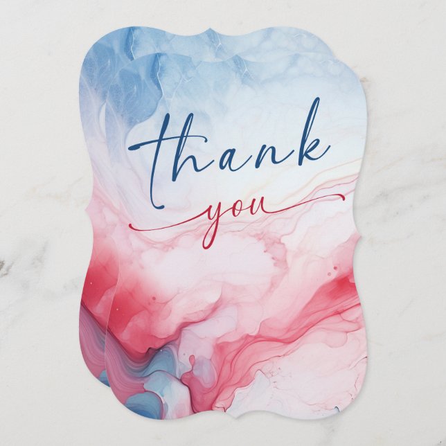 Tack Red White och Blue (Fram/baksida)