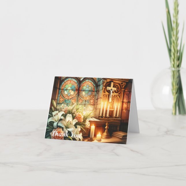 Tack Religiösa Kort (Framsida)