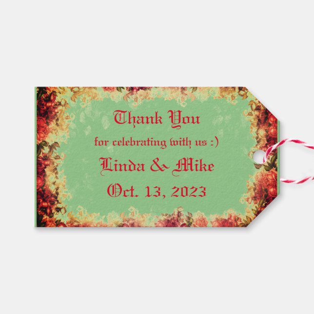 Tack - ro - Favoriter Presentetikett (Framsidan (Horizontal))