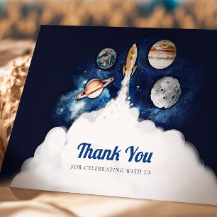 Tack Rocket Planets Galaxy Kort