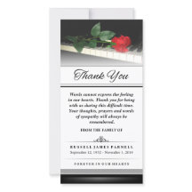 Tack Röd ros på Piano - Ord kan inte uttrycka sig