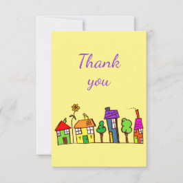 Tack Roligt Houses Homes Tecknad Town City Kort