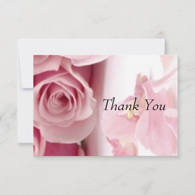 Tack Rosa Flowers (Framsida)