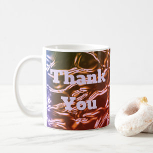 Tack Rosa Lila för av Abstrakt Kaffemugg