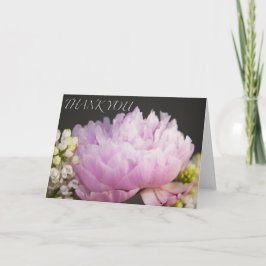 Tack Rosa Peony Greeting Card
