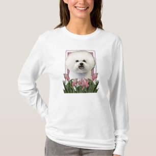 Tack - rosa tulpan - Bichon Frise Tee