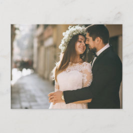 Tack Rustic Boho Pilar & Blommigt Photo Vykort