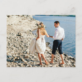 Tack Rustic Turcoise Feathers Boho Arrow Vykort