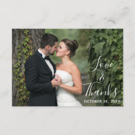 Tack Rustic Wood Bröllop Anpassningsbar Photo