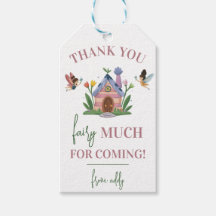 Tack Så Mycket Älva! Älvträdgård Tematisk Födelsed