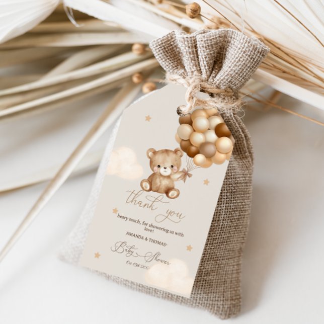 Tack så mycket baby shower presentetikett (Skapare uppladdad)